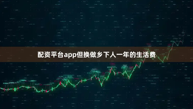 配资平台app但换做乡下人一年的生活费