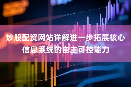 炒股配资网站详解进一步拓展核心信息系统的自主可控能力